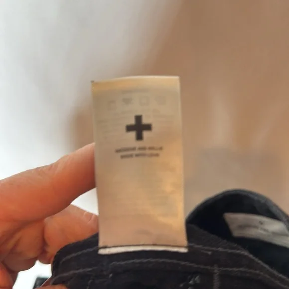 Imogene And Willie Diana Pleated High Rise Straight Black Selvage Denim. Sz 30. - Picture 13 of 13